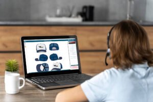 Simulador de bonés mockup com Inteligência Artificial - imagem