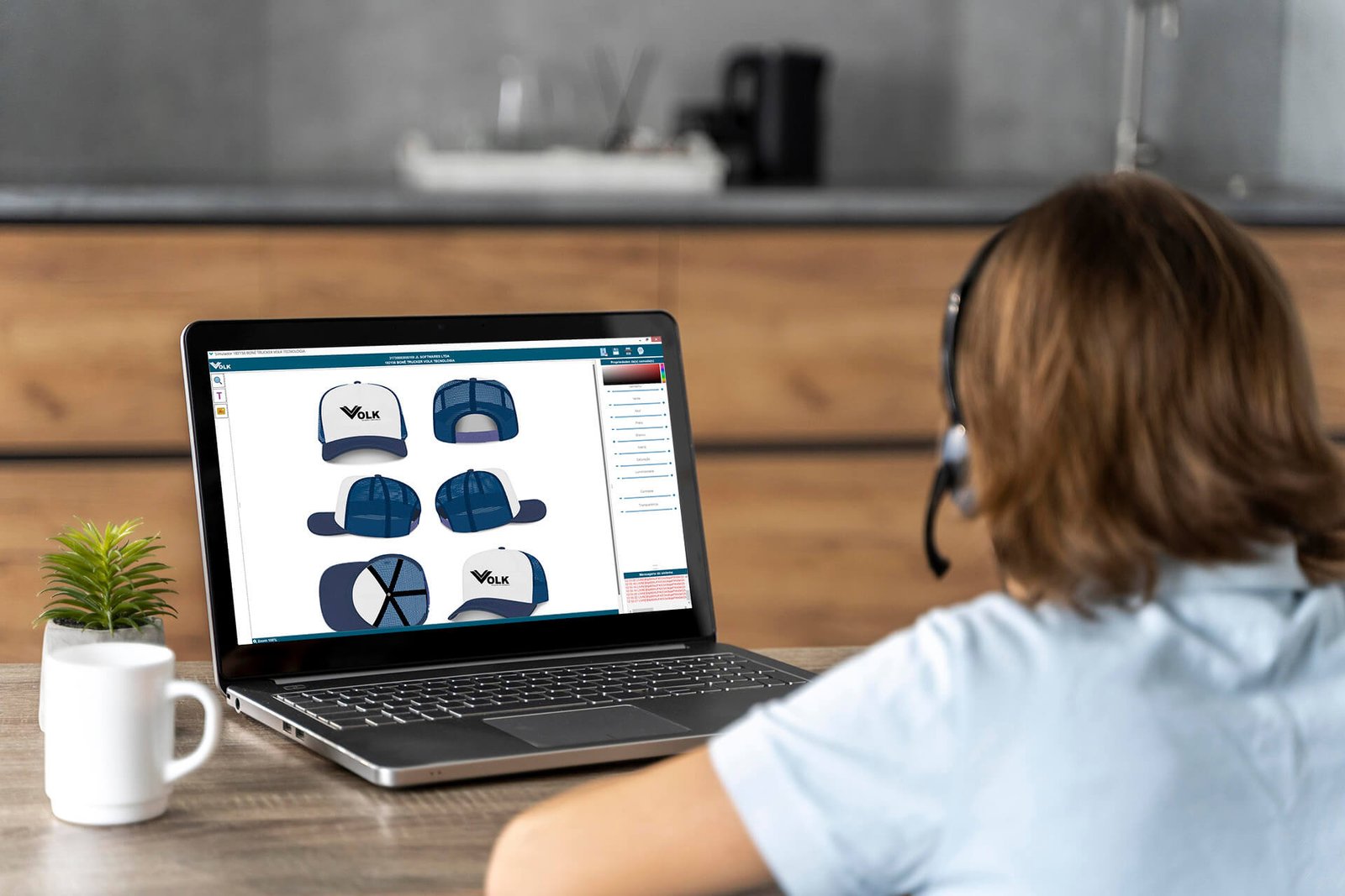 Simulador de bonés mockup com Inteligência Artificial - imagem